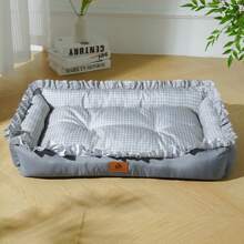 سرير حيوان أليف قطعة واحدة، سرير قطط مقاوم للانزلاق ومقاوم للرطوبة، مناسب للكلاب متوسطة وصغيرة الحجم، سرير كلاب مبرد قابل للتهوية لراحة قصوى في الصيف، منطقة استرخاء مريحة وقادرة على مقاومة الحرارة لحيوانك الأليف، سرير كلاب مهوى من الدرجة الممتازة