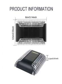 Outdoor Solar Wall Lights, IP44 Solar Fence Lights, Solar Lighting Lamps, Solar Atmosphere Lights, Solar Hat Lights, Solar Railing Lights, IP44 Waterproof, Suitable For Courtyards, Villas, Sheds, Gardens, Terraces, Garages, Walls, Railings, Parties, Festivals, And Other Ambient Lighting., Solar Lights Outdoor