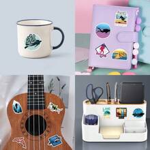 110 pezzi Adesivi per immersioni, adesivi estetici in vinile per scrapbooking, diari, computer portatile, paraurti, skateboard, borracce, computer, telefoni, cartoni animati, caschi, adesivi e decalcomanie per auto