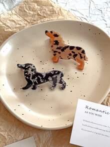 1pc Unique Pet Dog Corgi/Shepherd Shaped Hair Claw Clip, New Design For Women, Hairstyle Decor, Holiday Gift Fall Hair Accessories Autumn Hair Clips Leopard Print Hair Clutch Fashion Clips For Hair Elegant Winter For Vacation Outfits Woman