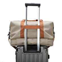 Expandable Travel Duffle Bag For Women, Sports Handbag, Fitness Bag, Large Capacity, One Shoulder Weekend Overnight Bag