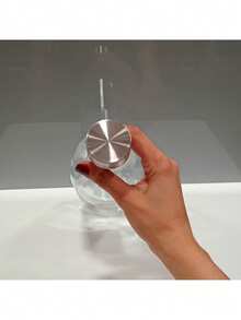 HOME&CO GLASS JUICE WATER MILK BOTTLE 1 LITER 25x9x9cm WITH LID - 無色 - 查看 10