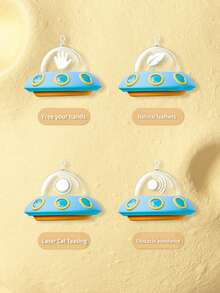 1pcSmart Cat Toys, Laser Infrared Sensing Cat Toys, Self-Entertainment And Entertaining Pet Electric Cat Toys, Feather Cat Sticks, Pet Supplies, Gifts For Lively Kittens And Cats To Interact With