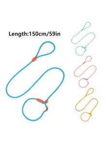 Laisse pour chien de compagnie, corde de traction amortissante en forme de P pour petits chiens/chiots, accessoire de promenade pour animaux de compagnie
