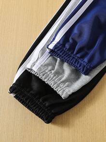 3 件套男童休闲裤，儿童宽松运动裤，适合 4-12 岁小孩/大童，春秋季 - 彩色 - 查看 4