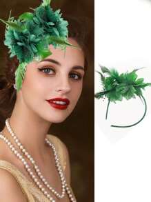 1 pièce Fascinators chapeaux pour femmes chapeau de thé Kentucky Fascinators serre-tête chapeaux de course Derby chapeaux de mariage fleur plumes pince à cheveux