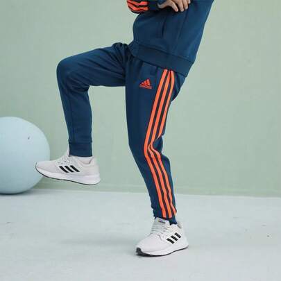 Adidas Bekväma sportträningsbyxor för unga pojkar med blandade färger