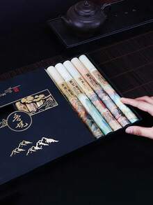 40支装奢华檀香香薰棒，将您的家变成一片绿洲——非常适合午夜冥想、瑜伽后放松、舒缓压力沐浴，以及营造温馨的假日氛围。天然芳香疗法，献给精神探索者。 - 彩色 - 查看 5