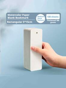 50/100 Pcs Blank Watercolor Paper,Thickening 300gsm For Professional Artists, Beginners Acrylics Watercolors,Gouache,Inks,Oil Paintings,PostCard Students Art Supplies Gift Best Choice Back To School Supplies Halloween Easter Christmas Card Drawing Tools