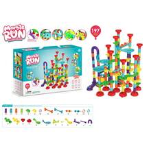 50/76/93/113/142/197pcs Large Size Marble Race Track Toys, Colorful Track Pipe Blocks, Creative Construction Toys For Ages 3+,Building Blocks Game For Girls Boys Christmas Stocking Stuffers Gifts (Colours And Details Are Random) - Multicolor - View 13