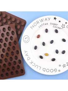 Silicone Chocolate Candy Mold 55 Grains Coffee 18.5cm Fondant