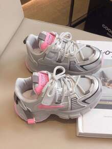 Zapatos deportivos casuales y transpirables de malla para niños y niñas, zapatillas atléticas antideslizantes