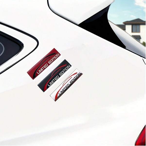1pc Creative Metal Car Sticker, Limited Edition Badge Sticker Car Exterior Decoration For All Car Models