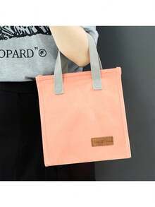 Beilian Insulated Lunch Bag - Water-Resistant, Reusable, And Portable With Thermal Insulation For Hot Or Cold Food - Unisex Design For Work, Party, Travel, Picnic, And Moreback To School School Stuff Bag For School Lunch Bag For Women Cooler Bag Picnic Accessories - Multicolor - View 7