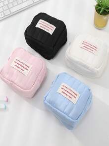 2/1 件时尚卫生巾收纳袋，防水化妆品旅行包，零钱包，青少年女孩和女士现金袋 - 完美的经期包！Lingge Pu 防水收纳袋，五种颜色可供选择，旅行必备品，假期，暑假，返校，学校用品包，女士旅行包，化妆包，旅行 - 彩色 - 查看 10
