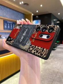 New Fashionable Leopard, Gorilla, Letter Print Matte Soft TPU Phone Case, Anti-Scratch, Anti-Fingerprint, Camera Lens Protection, Compatible With Apple, OPPO, VIVO