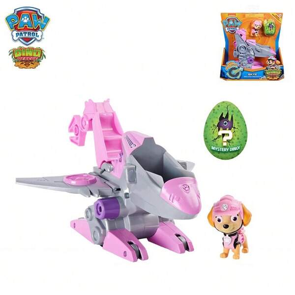 Spin Master ​ Dino Rescue Single Pack Block Armored Fighting Vehicles - Alloy Vehicle With Dog Figure & Mystery Dino Egg (Ages 3+ Kids Gift)​​