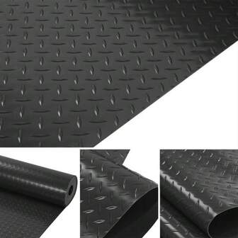 Heavy Duty Rubber Mat/Floor Anti Slip Mat, Shock-Absorbing And Reducing Friction, Can Be Used In Workshops, Garages, Gyms, Warehouses, And Amusement Parks