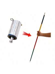 1pc Creative Telescopic Monkey King Staff, Reusable Finger Pressure Relief Toy, High-Tech Adult Stress Relief, Steel Spring Rod, Wukong Magic Wand, Telescopic Rod, Magic Trick Props, Birthday/Christmas/Halloween Gift, Perfect Gift