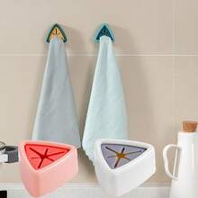 1PC Kitchen Wall Mounted Towel Rack, Storage Plug, No Drilling, Storage Hook, Kitchen Cloth Stuffing Rack, Hand Towel, Dishwashing Towel And Other Storage Racks - Multicolor - View 13