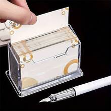 1/3件透明亚克力名片夹 - 彩色 - 查看 1