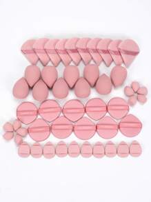 10pcs Makeup Sponges, Multi-Functional Makeup Tools, Beauty Makeup Sponges For Blending BB Cream, Foundation, Loose Powder To Create Flawless Makeup Base, Can Also Be Used With Concealer, Blush, Eyeshadow, Expands When Wet, Latex-Free, Suitable For All Skin Types