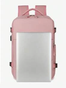 Grand sac à dos pour hommes, sac à dos pour le trajet domicile-travail/école, sac pour ordinateur portable à la mode, sac de voyage d'affaires courte distance, convient pour Ryanair, sac de nuit, fournitures scolaires, sac d'écolier, cartable, sac de rentrée scolaire, grand sac de voyage - Multicolore - Voir 6