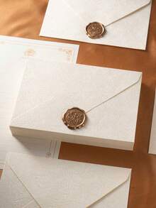 500/100/50/10pcs White Woodgrain Letter Window Envelopes, DIY Craft Gift Packaging Bags, Wedding Invitation Card Covers, Cash Envelopes, Stationery, Office Envelopes, Wedding Envelopes - Cherry Blossom Pink - View 7