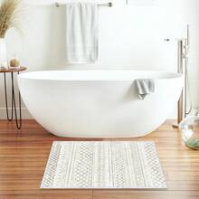 Geometric Boho Area Rug - 2x3 Entryway Rug Washable Indoor Door Mat, Soft Low-Pile Floor Carpet For Indoor Front Kitchen Bedroom Office (Brown,2' X 3') - Chocolate Brown - View 10