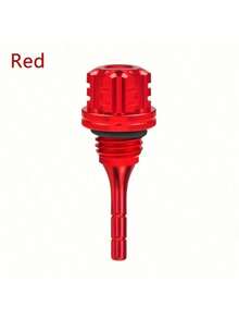 1pc Motorcycle Modification Aluminum Alloy CNC Hexagonal Oil Dipstick, Multiple Color Options - one-size - View 8