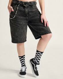 Vans Giày trượt ván Unisex Old Skool Đen/Trắng - Đen và trắng - Xem 5