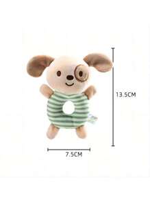 Christmas Decoration New Baby Rattle Toys Cartoon Animals Plush Infant Hand Ring Bed Toys For Newborn 0-24 Months Toddler Early Educational Toy
