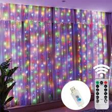Luci a LED tipo lucine, luci a filo alimentate da USB con telecomando, adatte per Natale, Ognissanti, matrimonio, compleanno, festa, decorazione casa e camera da letto