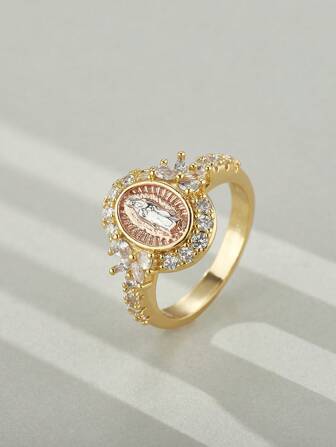 三色 Virgencita 戒指