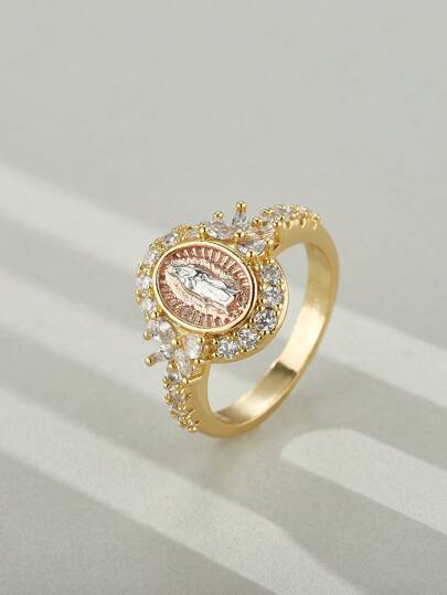 三色 Virgencita 戒指