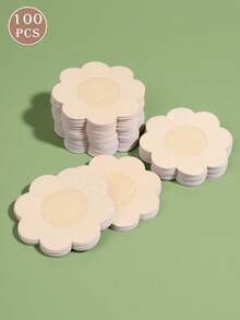 10/50/100 件一次性乳贴，无缝透气自粘隐形胸罩，无肩带自粘胸罩，女士舒适内衣及内衣配件，适用于连衣裙、睡衣、婚纱、泳装、晚礼服、运动胸罩