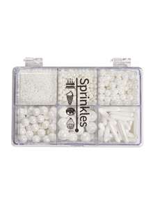 Mixed Size For Cake Decorating Pearl-Bright Gold, Bright Silver, White -Round Faux Pearl Pearls With 4-Claw Pen Clip,115g/4.05 Oz, Gift Box Pack, Baking Decorations, Wedding Party Chirstmas Supplies,For Decoration Only. Not Edible - Multicolor - View 13