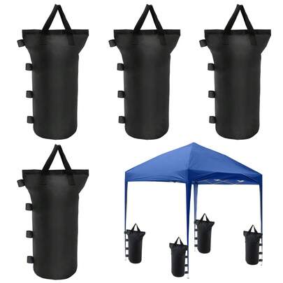 CLIPOP Gazebo Weights Bag, Sandbags 12 KG Fillable Weight Bags For Parasols Pop Up Gazebo Tent Legs