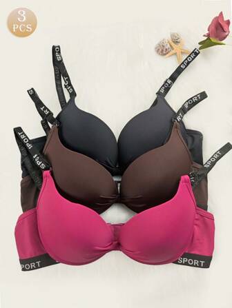 3 件套性感法式内衣套装，适合小胸围女性，提升和支撑可调节文胸