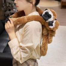 50厘米/19.68英寸长臂动物挂件毛绒玩具娃娃 - 柔软蓬松的毛绒玩具，单只/母子套装，双手采用魔术贴设计，可拆卸，可爱的儿童房墙面装饰、汽车后窗装饰、书包挂饰，特别的生日礼物、感恩节礼物、圣诞节礼物 - 彩色 - 查看 5