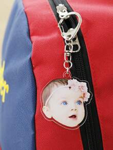 Llavero personalizado con foto, llavero personalizado con foto de mascota, llavero acrílico personalizado con foto de niños, encantos personalizables para bolsas, encantos para bolsos, encantos para bolsos para carteras, llaveros para mujeres/hombres, regalos de cumpleaños, aniversario, decoración de dormitorio, novia, novio, amigos, familia, estudiantes, madre, regalos únicos - Estilo A - Ver 4