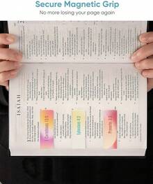 8 Pcs Magnetic Bible Verse Bookmarks With Envelope, Inspirational Christian Bookmarks Women And Men, Christian, Encouragement & Strength - Love & Care 4 - View 6