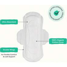 The Honey Pot Company - Herbal Sanitary Pads For Women - Regular Flow W/Wings - Infused W/Essential Oils For Cooling Effect & Organic Cotton Cover - Feminine Care - FSA & HSA - 20 Ct - 20 Count (Pack of 1) - 查看 5