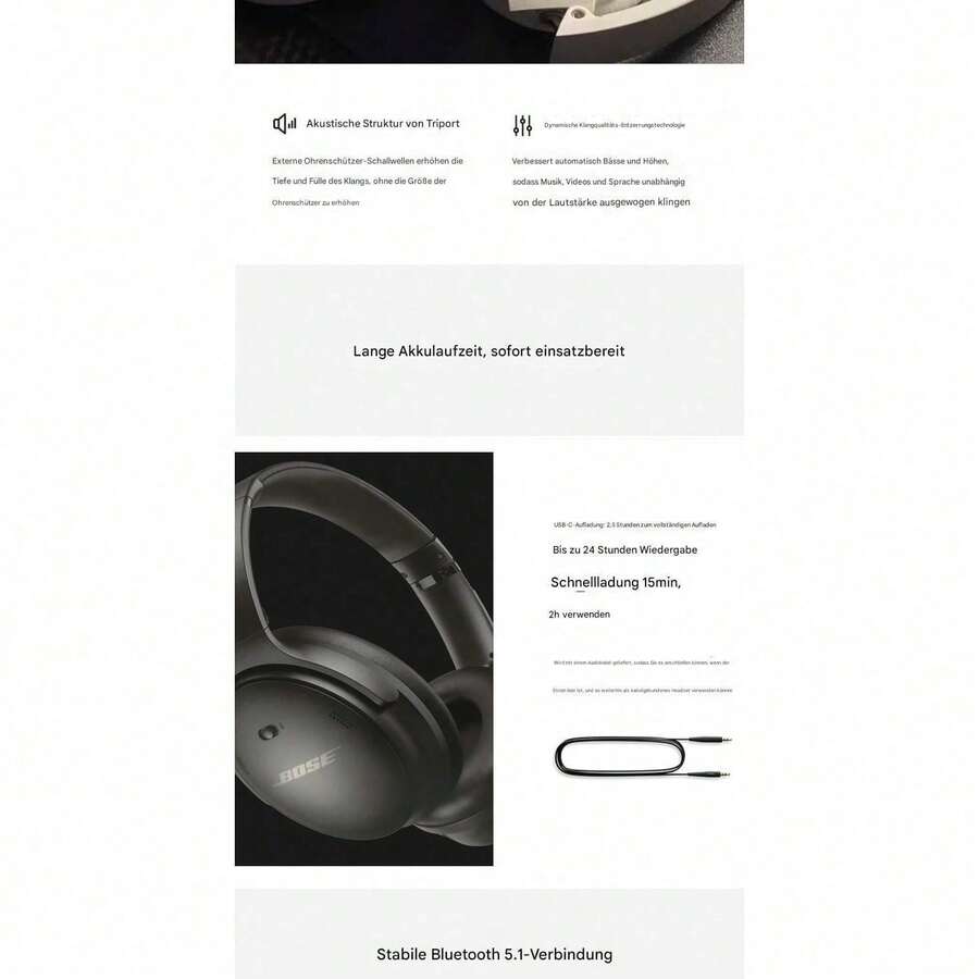 Casque audio - Noir - Voir 1