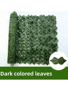 1pc Outdoor All-Season Artificial Ivy Privacy Fence Wall Screen For Home Decor, Hanging Garden Decoration, Plastic Plan,Garden Yard Fence