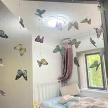 11pcs/21pcs/Set Multicolor Hanging Flower DIY Flower Curtain Material Package Simulation Flower Hanging Interior Decoration (Including 50m Transparent Line) Spring Colorful Flowers Simulation Flower Hanging Interior Decoration, Suitable For DIY Wedding Shower Gift Spring Party Decoration, Wedding Room Decoration, Holiday Party Decoration, Indoor And Outdoor Decoration