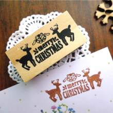1/6 Stücke, vintage Blumenmädchen Dekoration Briefmarke Pflanze Gras Holz-Gummistempel für Scrapbooking Stationery DIY Handwerk Standard Siegel Kunstbedarf