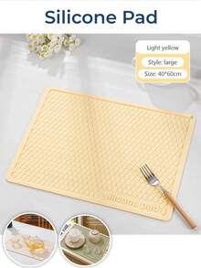 1 szt. 30*40 cm silikonowa mata odpływowa, mata odpływowa do ekspresu do kawy, mata do suszenia naczyń, silikonowa mata anty-rozpryskowa do zlewu, przybory kuchenne, kubki, gąbka do mydła wielofunkcyjny uchwyt na stojak odpływowy, mata odpływowa na blat kuchenny i łazienkowy, akcesoria do dekoracji domu