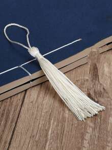20 件手工制作的柔软花卉书签流苏带绳环，用于钥匙扣、耳环、珠宝制作、纪念品、毕业典礼、服装缝纫、礼品标签 DIY 工艺项目小流苏垂直小流苏古风挂饰书签发饰民族风流苏流苏扇形吊坠 - 彩色 - 查看 13
