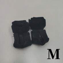 Anti-Slip Dog Shoes, Comfortable & Non-Chafe, Multi-Layer Hook And Loop Pet Home Shoes - Black - View 8